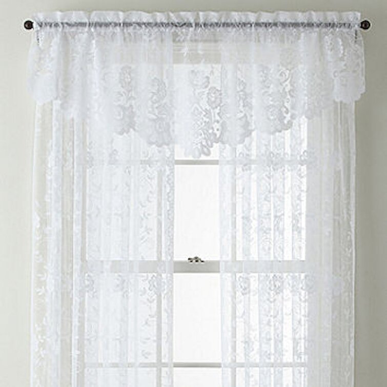 Nesbit Polyester Semi-Sheer Curtain Panel